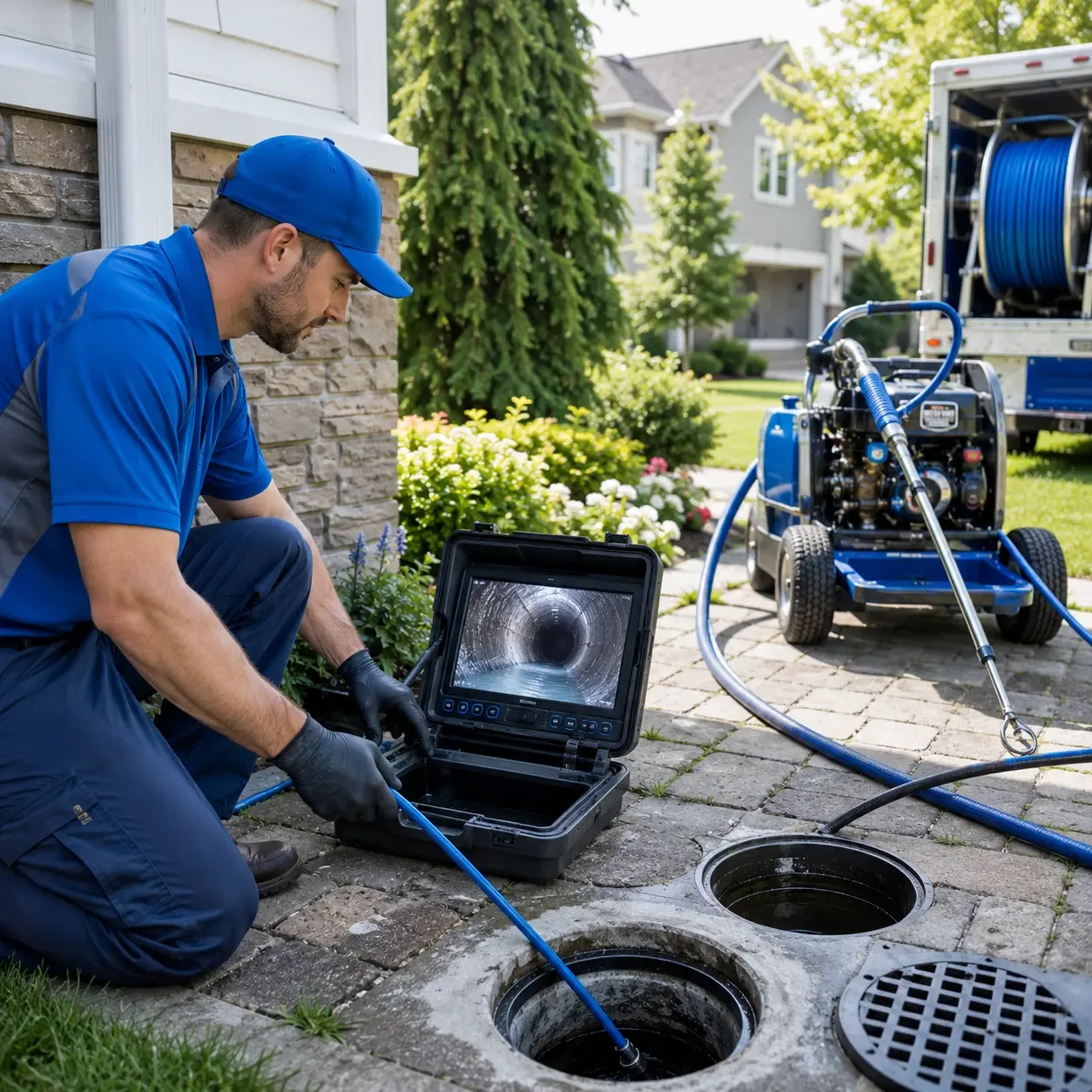 Outdoor drain cleaning professionals serving Princeville, IL